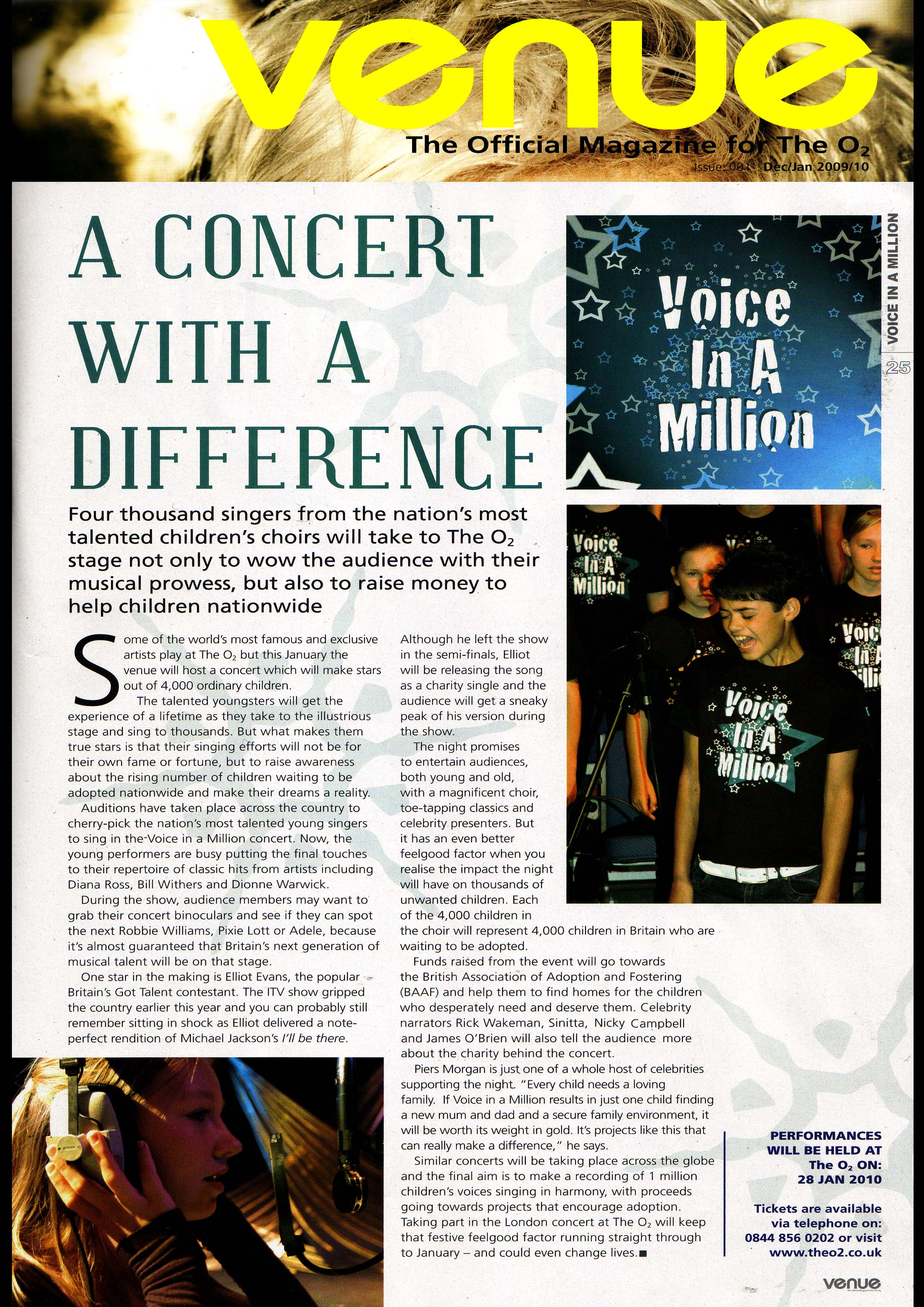 Venue Magazine Article